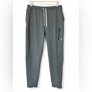 Vuori Men’s Sunday Performance Gray Jogger Pants - Size Large